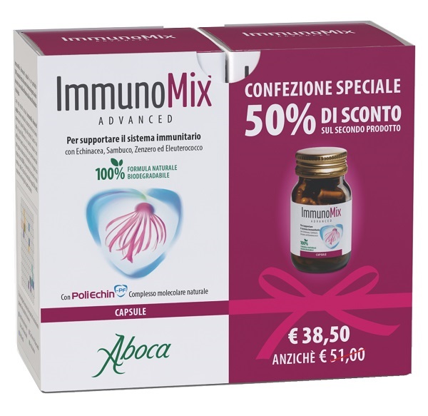 IMMUNOMIX ADVANCED 50 CAPSULE RM CONFEZIONE SPECIALE 2 PEZZI - Farmacia Castello Srl