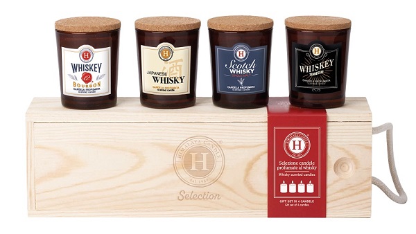 HIMALAYA SELEZIONE CANDELE PROFUMATE AL WHISKY WHISKEY BOURBON, JAPANESE WHISKY, SCHOTCH WHISKY E WHISKEY TENNESSEE - Farmacia Castello Srl