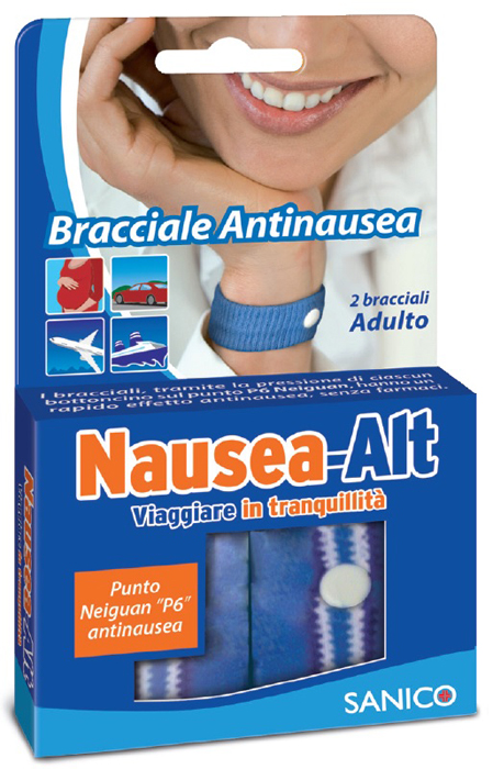 BRACCIALE ANTINAUSEA ADULTO NAUSEA-ALT - Farmacia Castello Srl