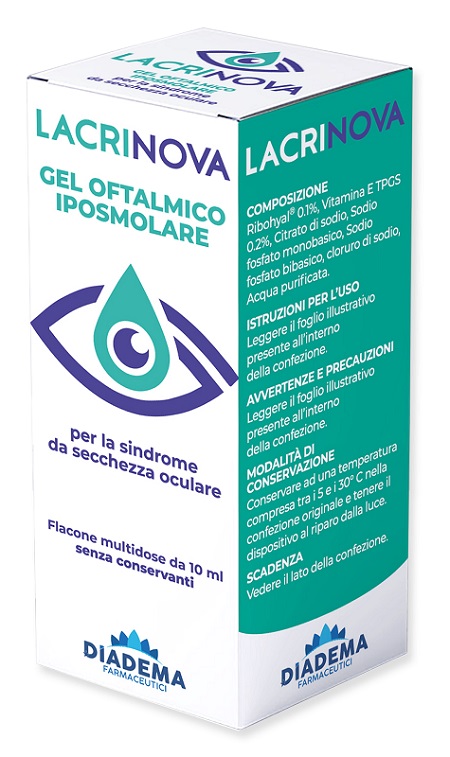 LACRINOVA GEL OFTALMICO IPOSMOLARE TB 10 ML - Farmacia Castello Srl