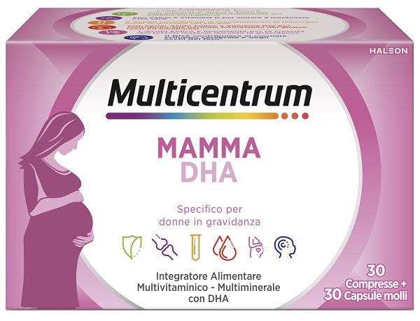 MULTICENTRUM MAMMA DHA 30 COMPRESSE + 30 CAPSULE - Farmacia Castello Srl