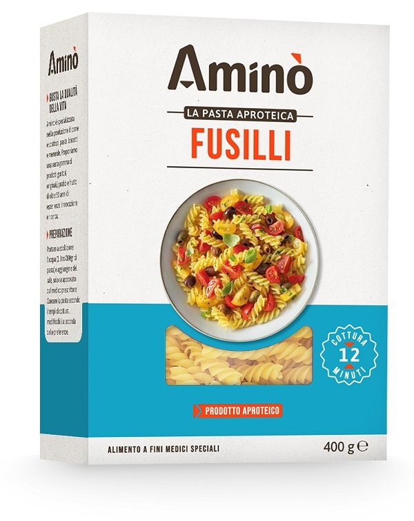 AMINO LA PASTA APROTEICA FUSILLI 400 G - Farmacia Castello Srl
