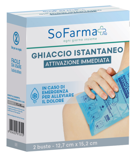 GHIACCIO ISTANTANEO 2 PEZZI SOFARMAPIU' - Farmacia Castello Srl