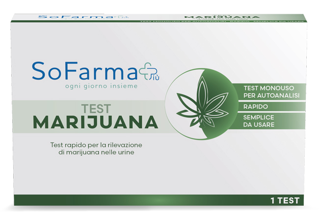 TEST AUTODIAGNOSTICO RAPIDO MARIJUANA SOFARMAPIU' - Farmacia Castello Srl