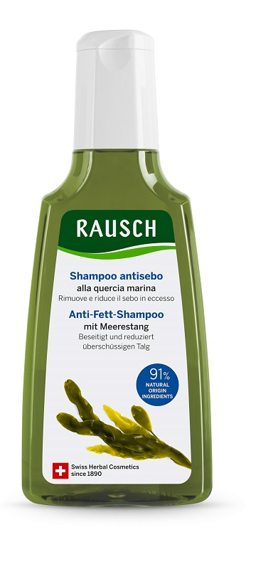 RAUSCH SHAMPOO ANTISEBO ALLA QUERCIA MARINA 200 ML - Farmacia Castello Srl