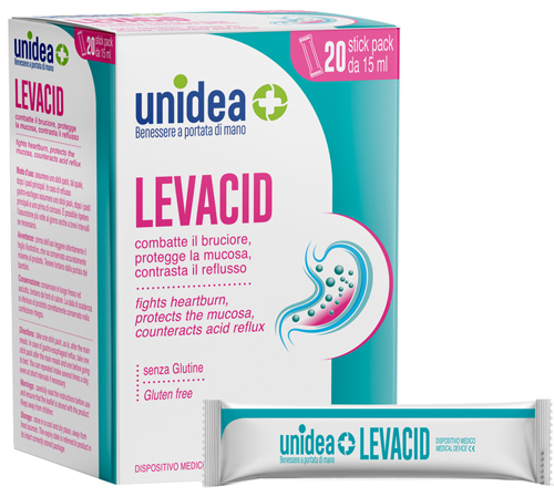 UNIDEA LEVACID 20 STICK DA 15 ML - Farmacia Castello Srl