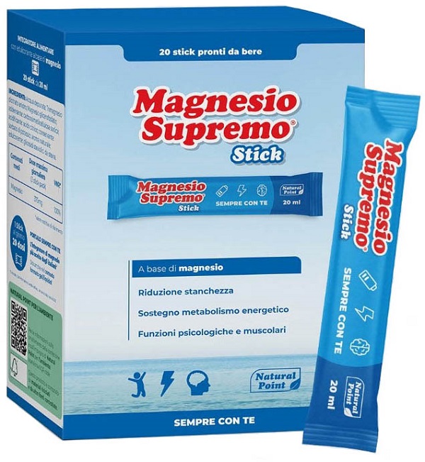MAGNESIO SUPREMO 20 STICK DA 20 ML - Farmacia Castello Srl
