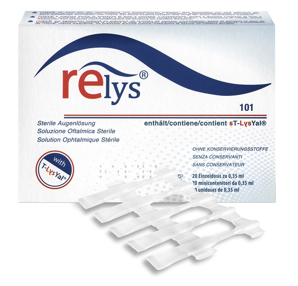 RELYS MONODOSE SOLUZIONE OFTALMICA 20 MINICONTENITORI DA 0,35 ML SENZA CONSERVANTI - Farmacia Castello Srl
