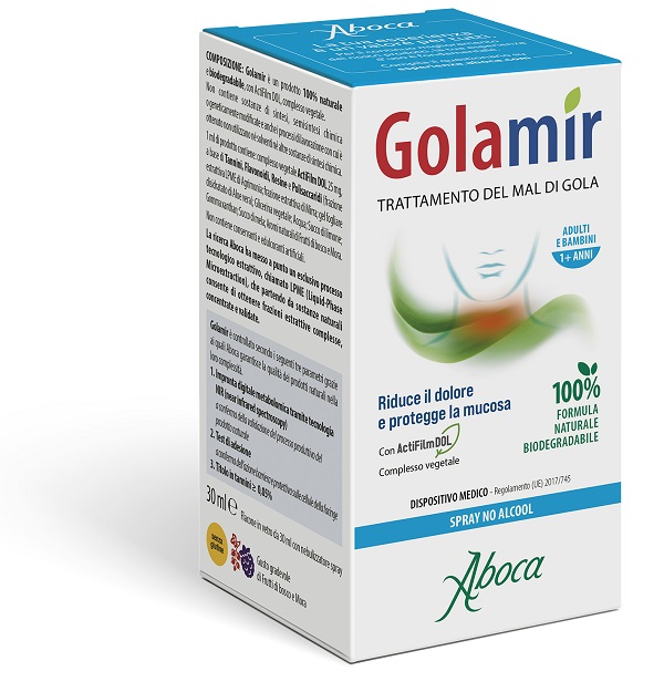 GOLAMIR SPRAY NO ALCOL 30 ML - Farmacia Castello Srl