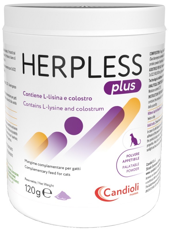HERPLESS PLUS POLVERE 120 G - Farmacia Castello Srl