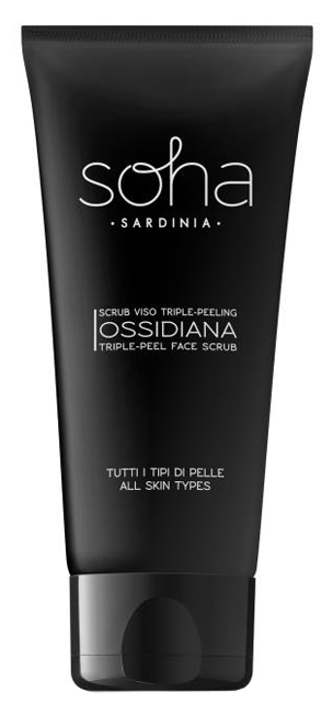 SOHA SCRUB VISO TRIPLE-PEELING OSSIDIANA 60 ML - Farmacia Castello Srl