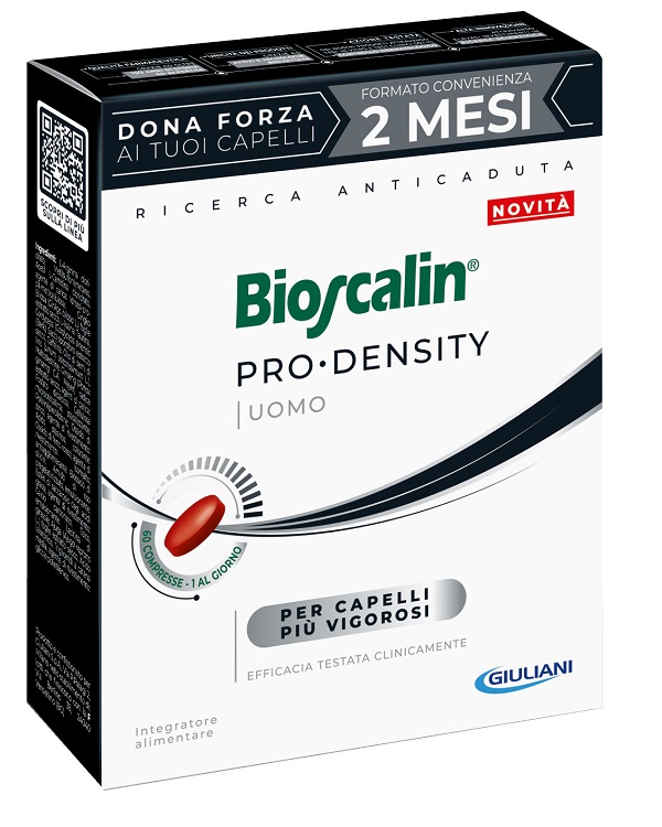 BIOSCALIN PRO DENSITY UOMO 60 COMPRESSE - Farmacia Castello Srl