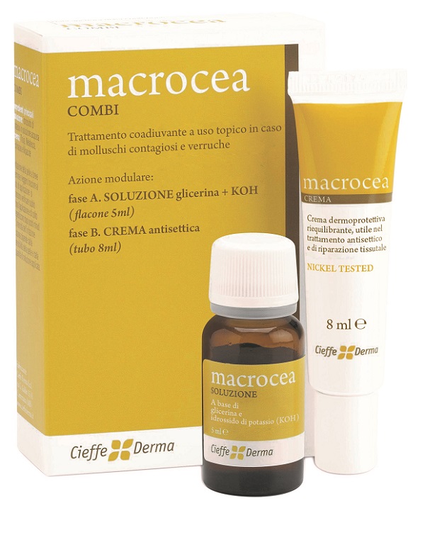 MACROCEA COMBI SOLUZIONE 5 ML + CREMA 8 ML - Farmacia Castello Srl
