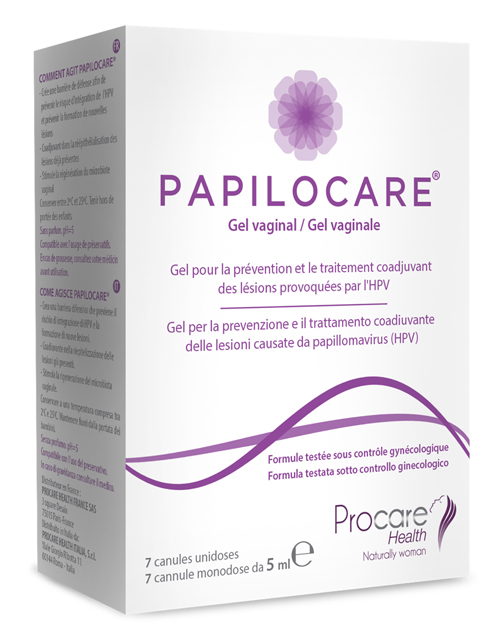 PAPILOCARE GEL VAGINALE 7 CANNULE MONODOSE X 5 ML - Farmacia Castello Srl