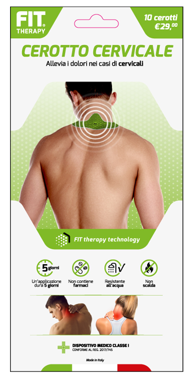 FIT THERAPY CEROTTO CERVICALE 10 PEZZI - Farmacia Castello Srl