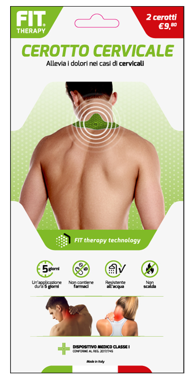 FIT THERAPY CEROTTO CERVICALE 2 PEZZI - Farmacia Castello Srl