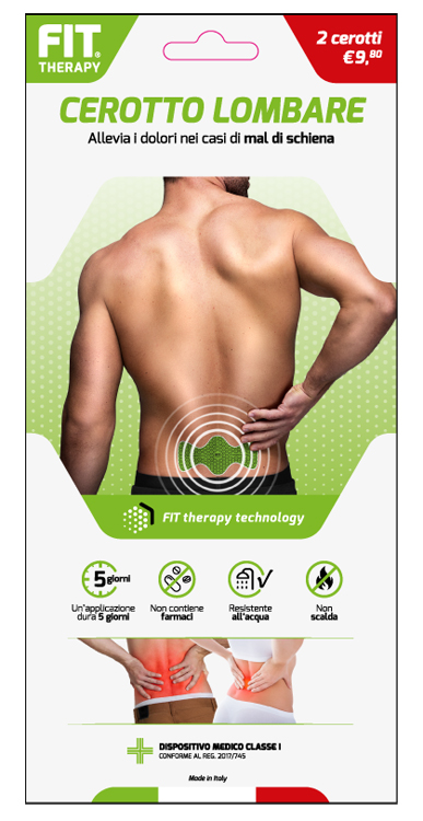 FIT THERAPY CEROTTO LOMBARE 2 PEZZI - Farmacia Castello Srl