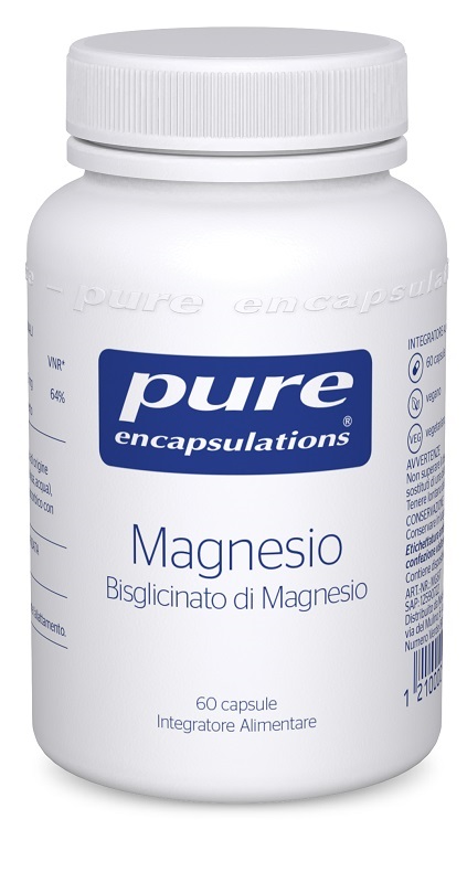 PURE ENCAPSULATIONS MAGNESIO BISGLICINATO 60 CAPSULE - Farmacia Castello Srl