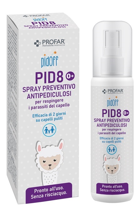 PROFAR PIDOFF SPRAY PREVENTIVO ANTIPEDICULOSI 100 ML - Farmacia Castello Srl