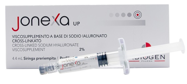 JONEXA UP SIRINGA INTRA-ARTICOLARE SODIO IALURONATO CROSS-LINKATO 2% 4,4 ML - Farmacia Castello Srl