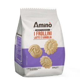 AMINO' I FROLLINI LATTE E VANIGLIA 200 G - Farmacia Castello Srl