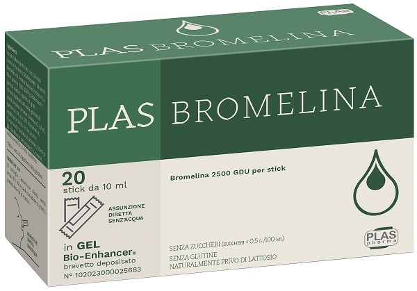 PLAS BROMELINA 20 STICK PACK - Farmacia Castello Srl