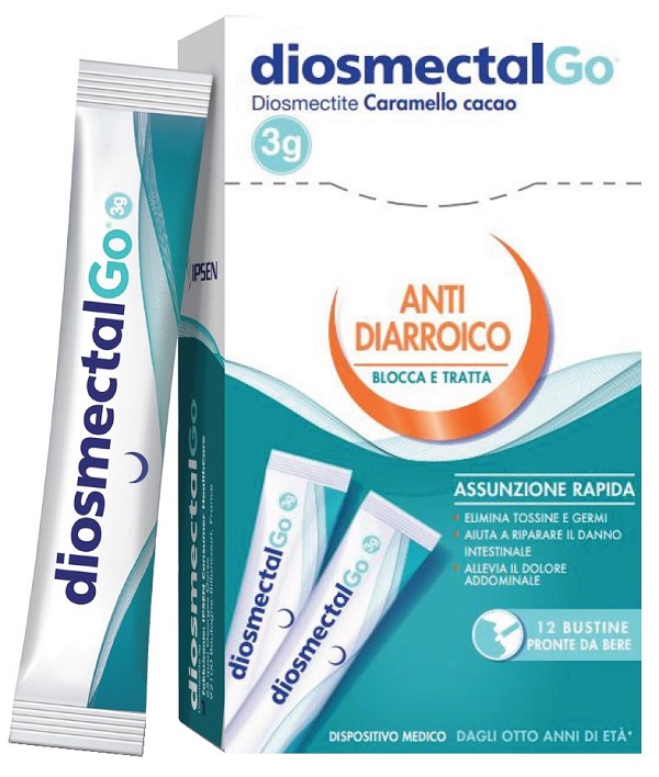 DIOSMECTALGO CARAMELLO CACAO 12 STICK - Farmacia Castello Srl