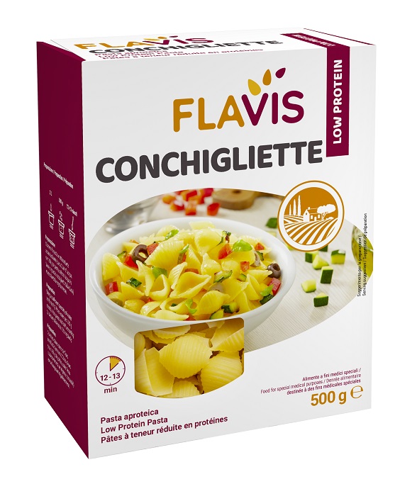 FLAVIS CONCHIGLIETTE APROTEICHE 500 G - Farmacia Castello Srl