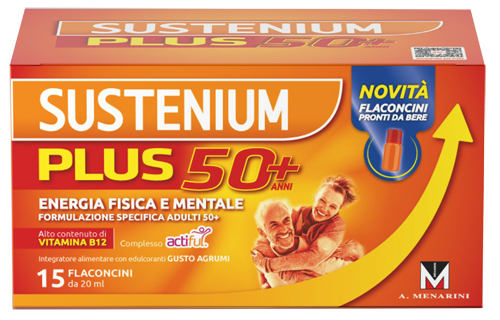 SUSTENIUM PLUS 50+ 15 FLACONCINI - Farmacia Castello Srl