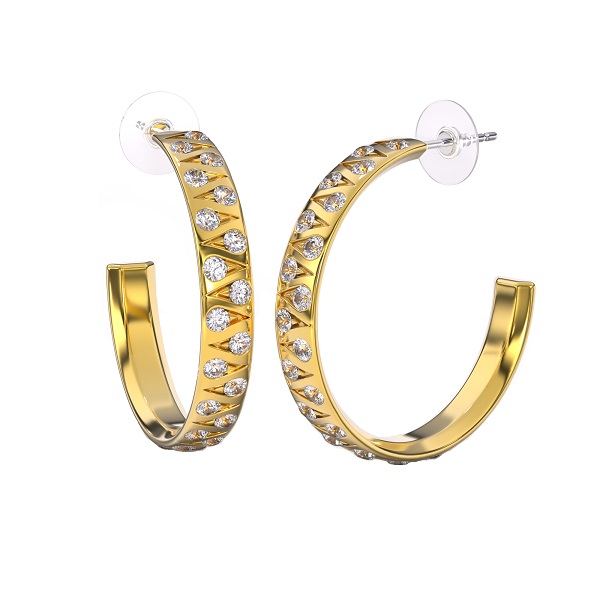 BJT358 ORECCHINO LORIN GOLD PLATED - Farmacia Castello Srl
