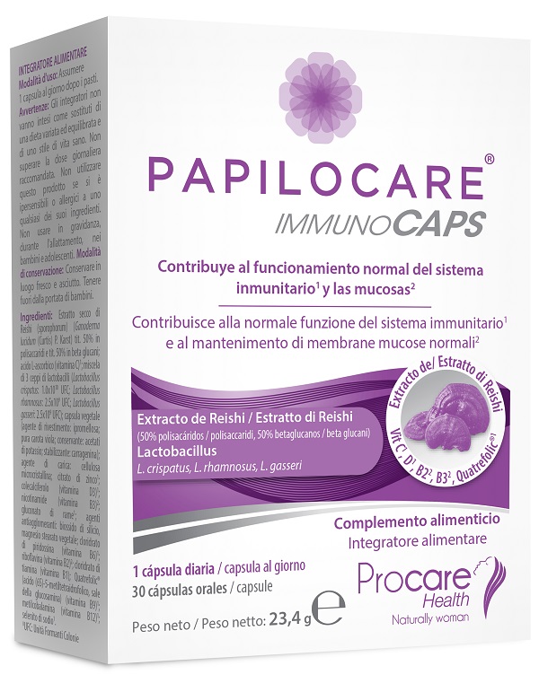 PAPILOCARE IMMUNOCAPS 30 CAPSULE - Farmacia Castello Srl