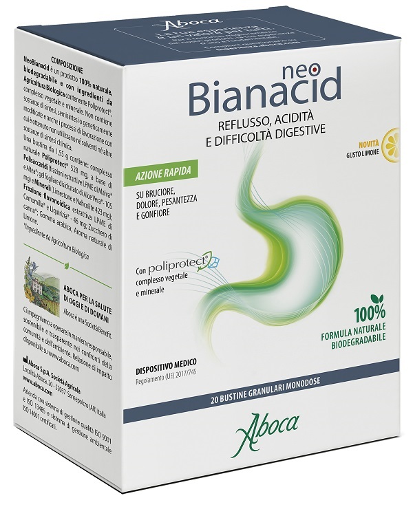 NEOBIANACID 20 BUSTINE LIMONE - Farmacia Castello Srl