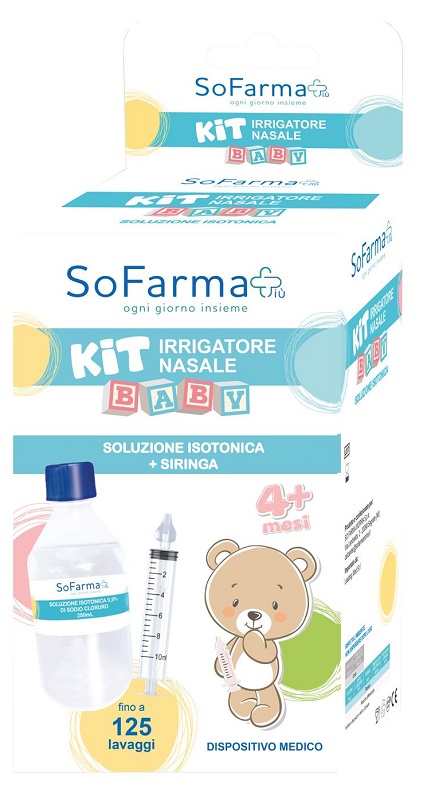 KIT IRRIGATORE NASALE BABY SOFARMAPIU' - Farmacia Castello Srl