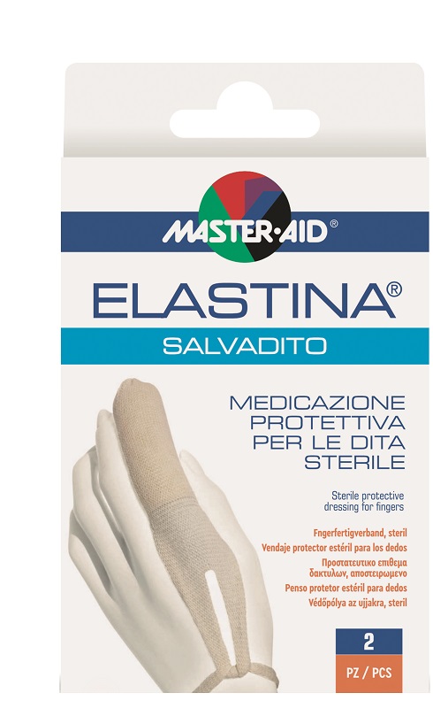 MASTER-AID ELASTINA SALVADITO MEDICAZIONE PROTETTIVA DITA STERILE 2 PEZZI - Farmacia Castello Srl