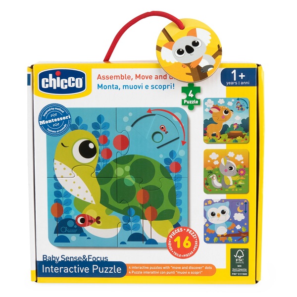 CHICCO GIOCO BABY SENSE&FOCUS PUZZLE INTERATTIVO - Farmacia Castello Srl